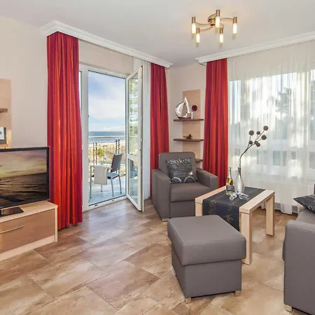 Strandhaus Aurell, Whg 12 Meerblick Apartmán *